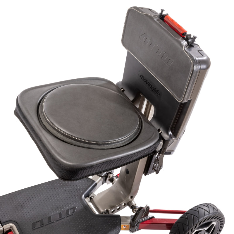 Atto portable Mobility Scooter LUXURY SWIVEL SEAT LEATHER